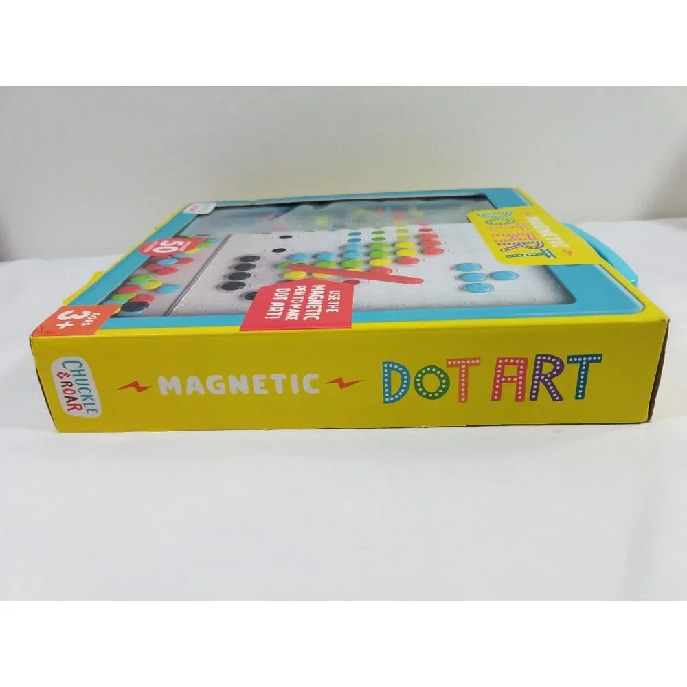 Magnetic Dot Art By Chuckle & Roar 50 Activities on 25 cards Sealed New Ages 3+